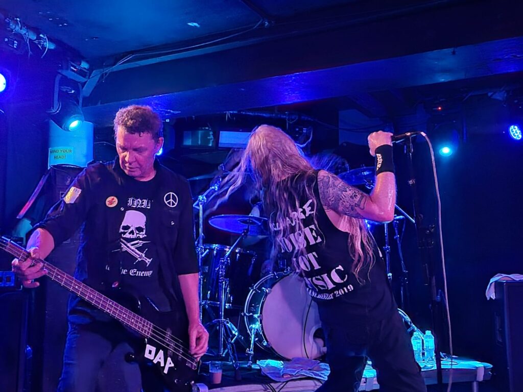 Memoriam live @ The Underworld, London. Photo Credit: Dan Barnes