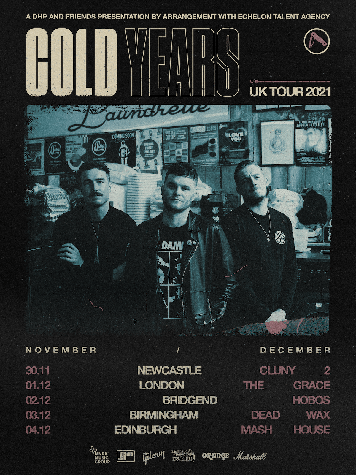 Cold Years UK tour 2021