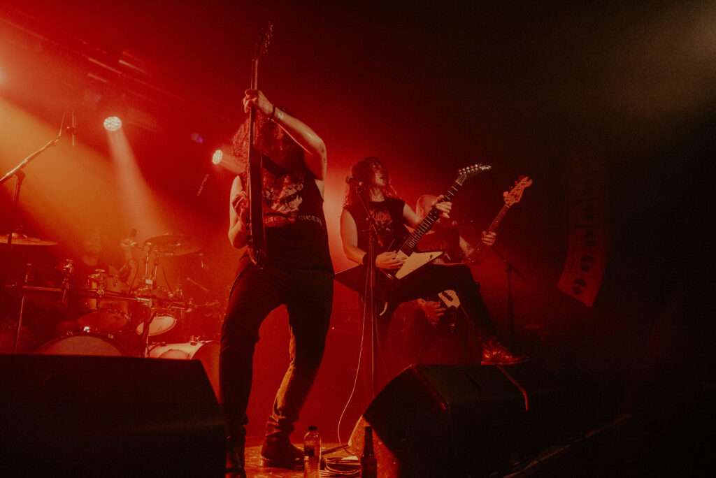 Hellripper live @ The Garage, London. Photo Credit: Karolina Janikunaite