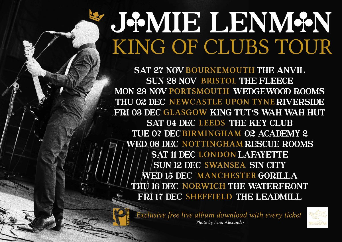 Jamie Lenman UK Tour 2021