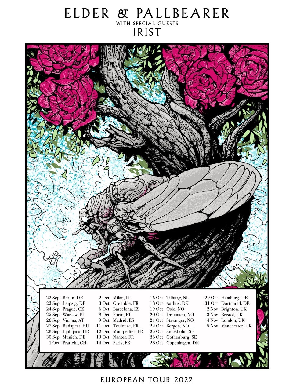 Pallbearer and Elder co-headline European Tour 2022