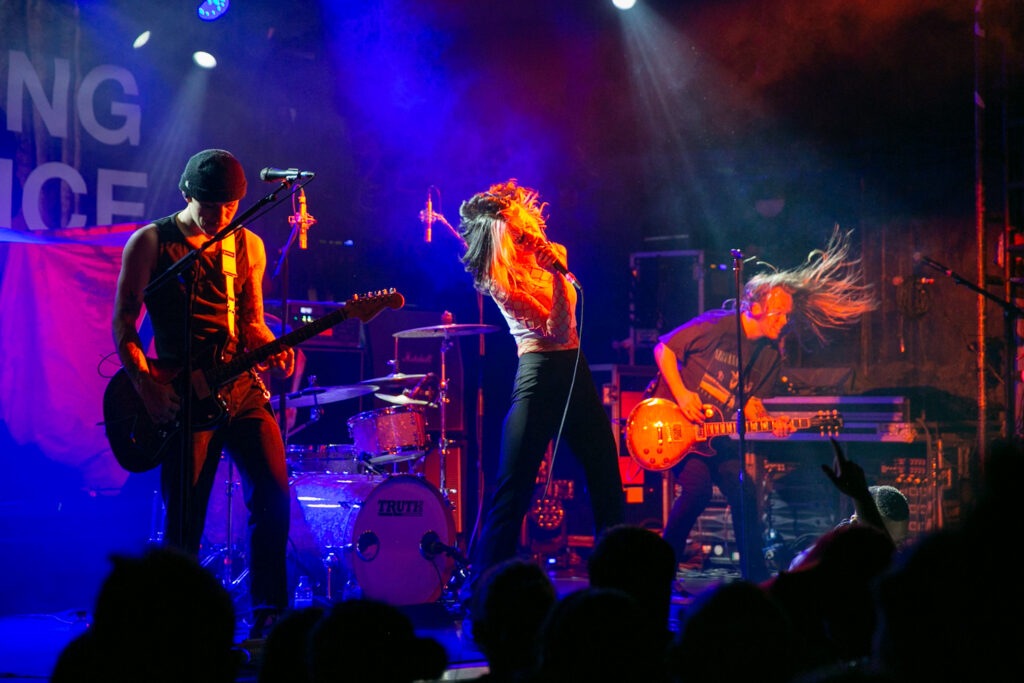 Yours Truly live @ The Electric Ballroom, London. Photo Credit: Abbi Draper-Scott