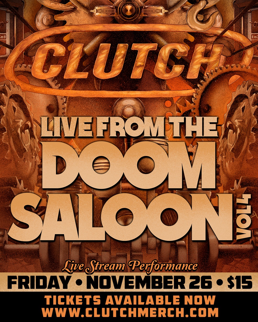 Clutch - Live From The Doom Saloon Vol 4 Livestream