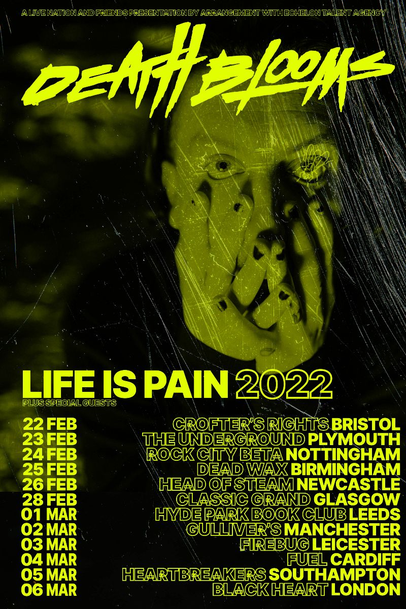 Death Blooms UK Tour 2022