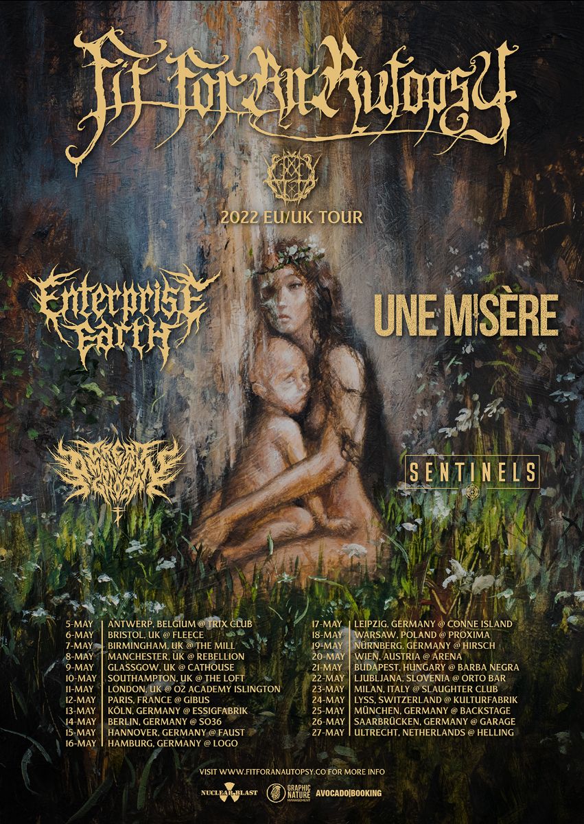 Fit For An Autopsy European Tour 2022