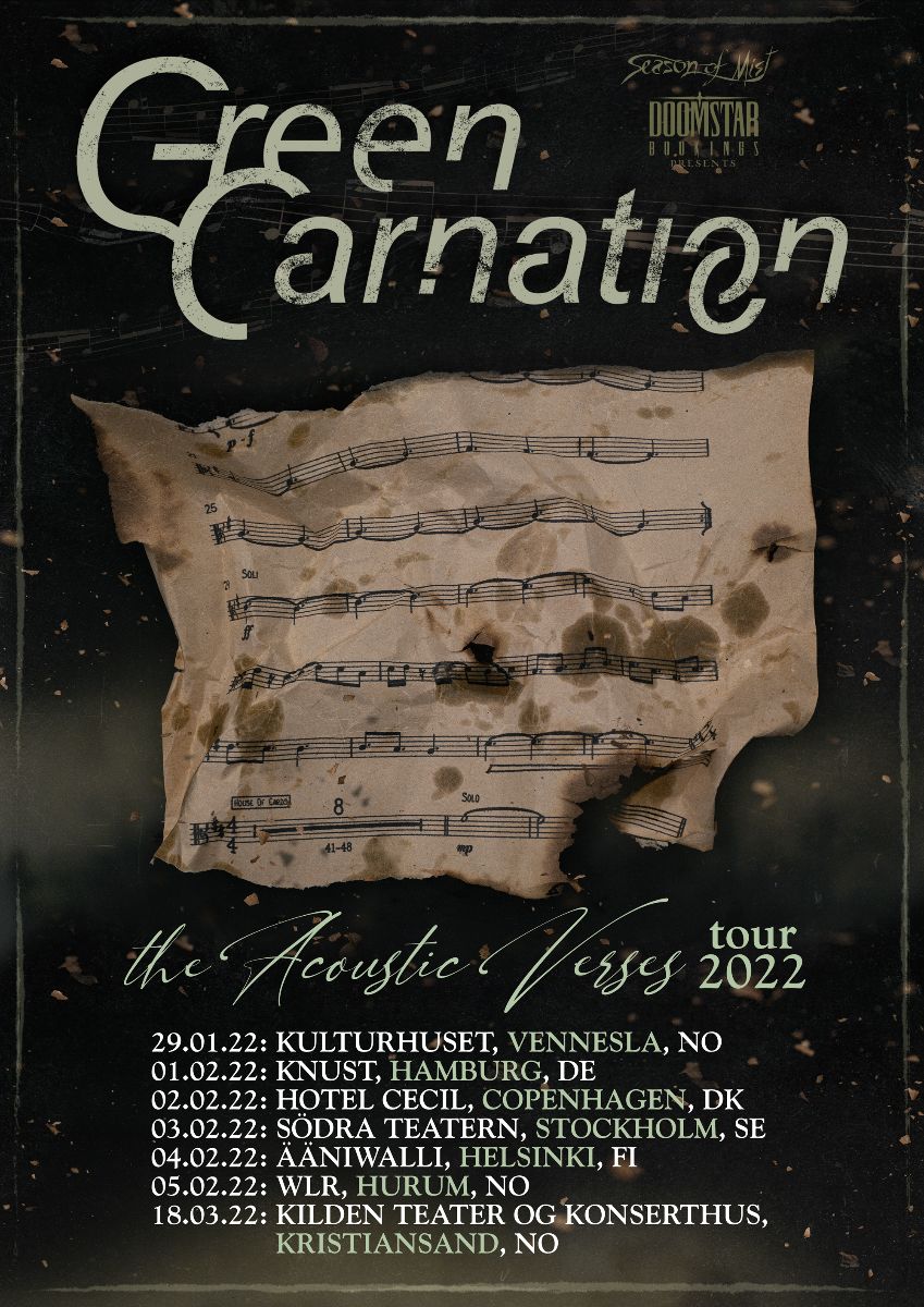 Green Carnation European Tour 2022