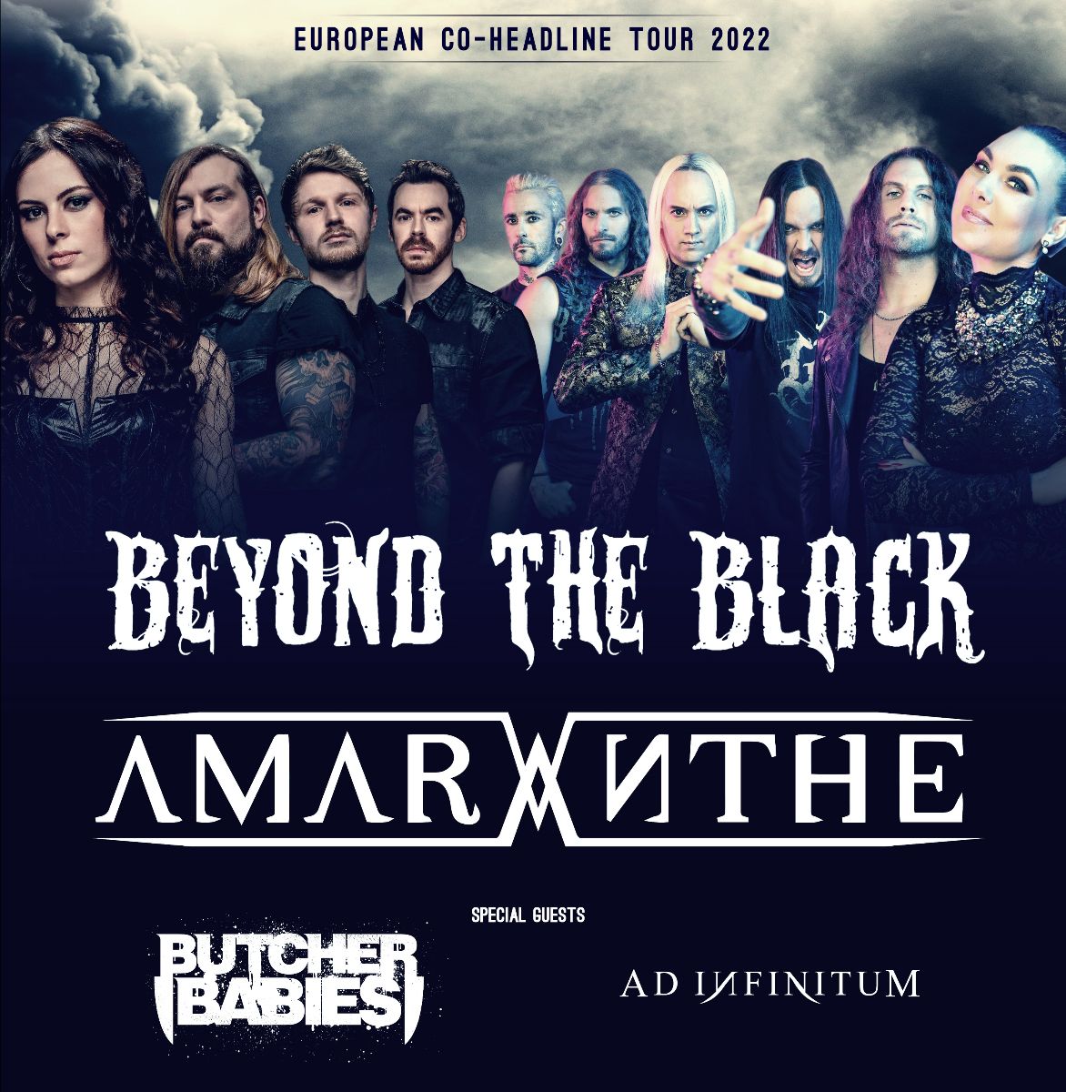 Amaranthe and Beyond The Black rescheduled co-headline European Tour 2022