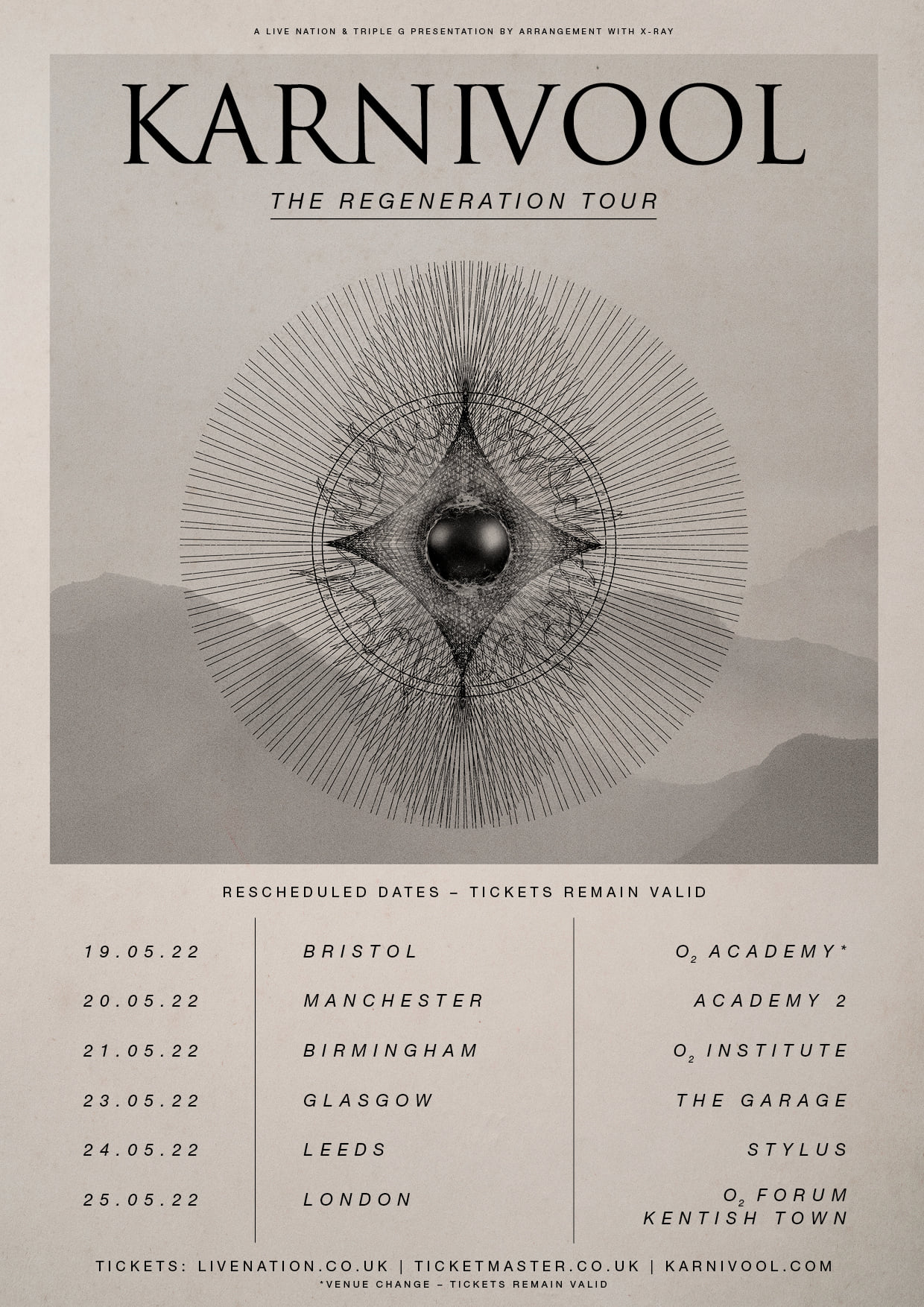 Karnivool UK tour 2022