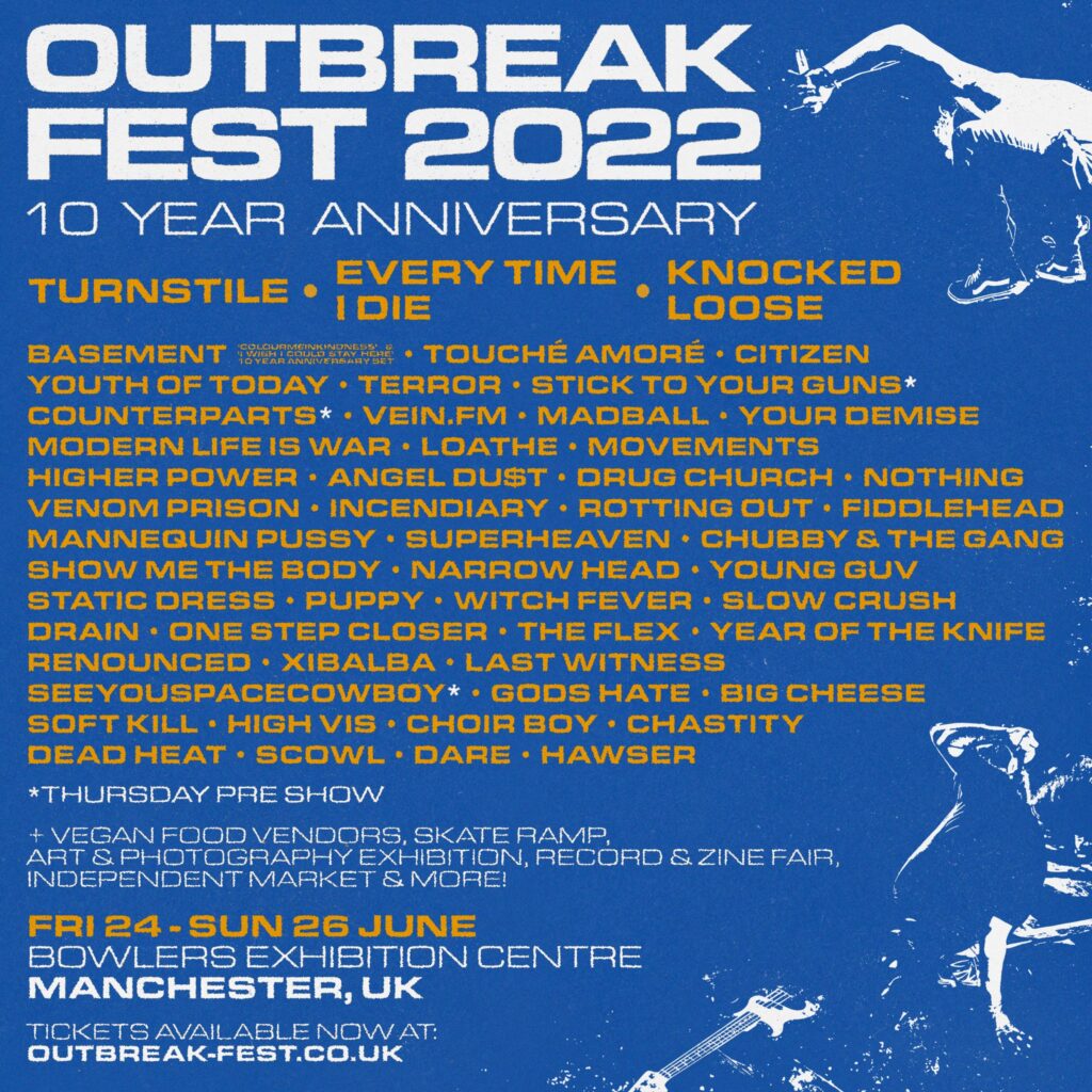 Outbreak Fest 2022 - Announcement 3 December