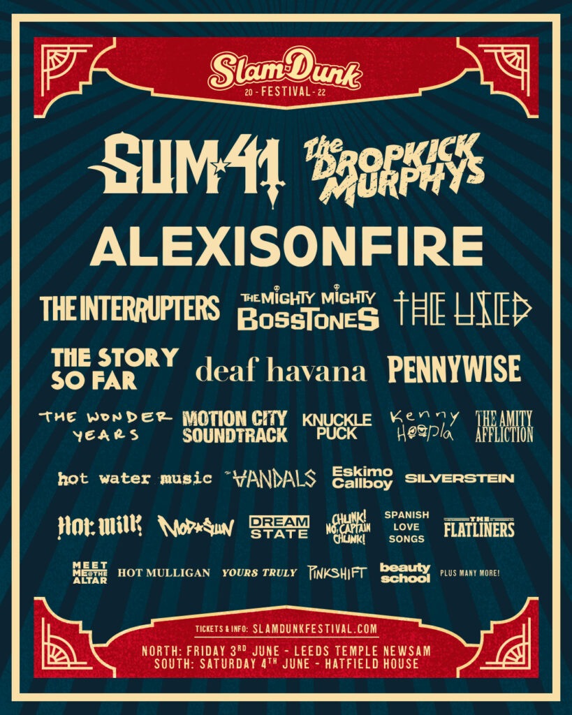 Slam Dunk Festival 2022 - Announcement Nov 30
