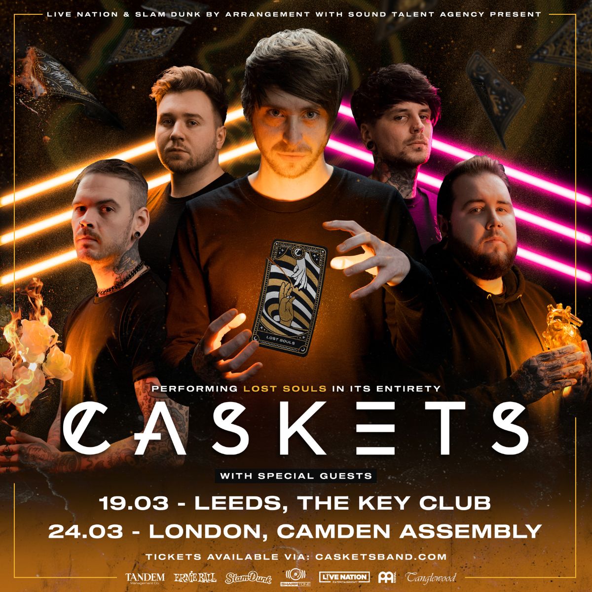 Caskets UK Tour 2022