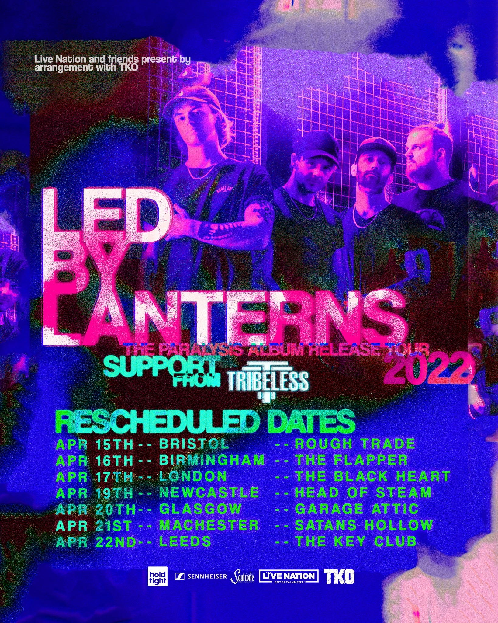 Led By Lanterns Rescheduled UK Tour 2022