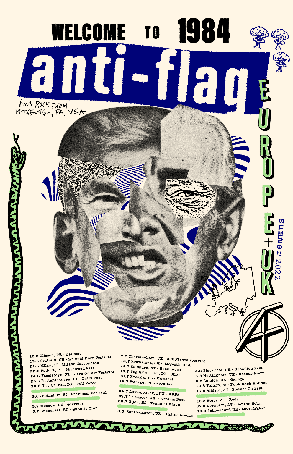 Anti-Flag European Tour 2022