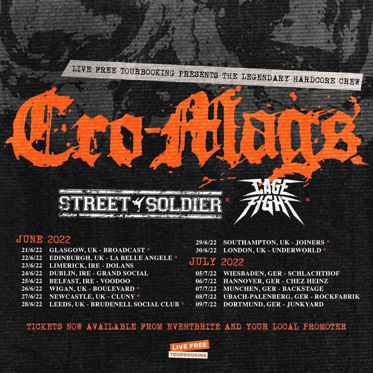 Cro-Mags UK Tour 2022