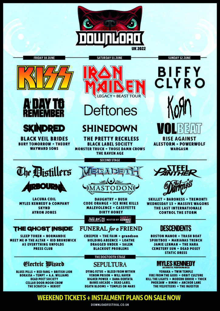 Download Festival 2022 - Announcement Feb 24