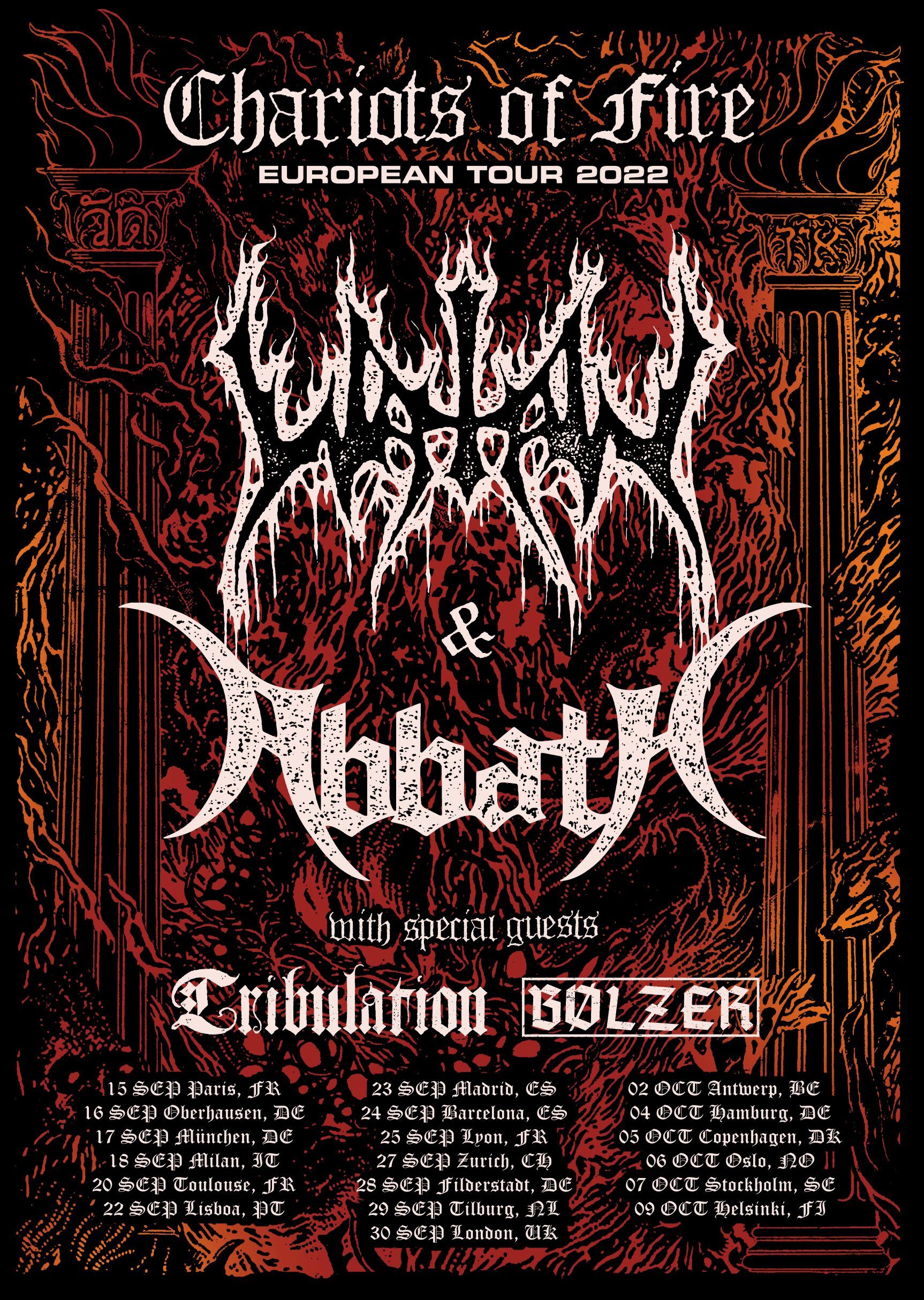 Watain and Abbath co-headline European Tour 2022