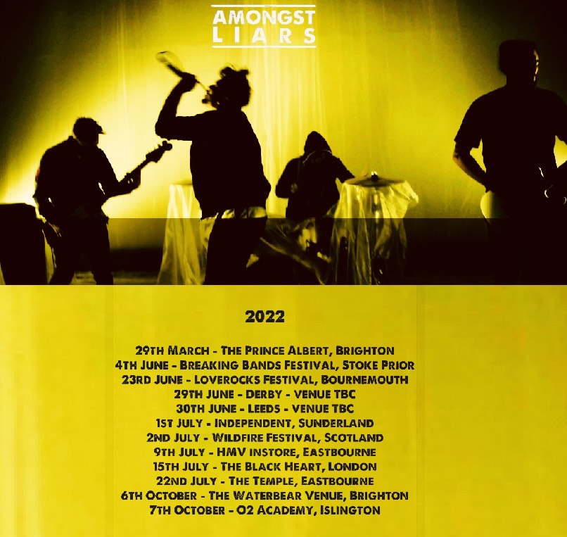 Amongst Liars UK Tour 2022