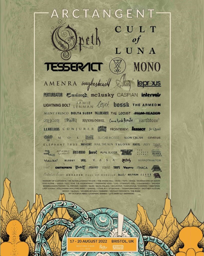 ArcTanGent Festival 2022 - Announcement March 25