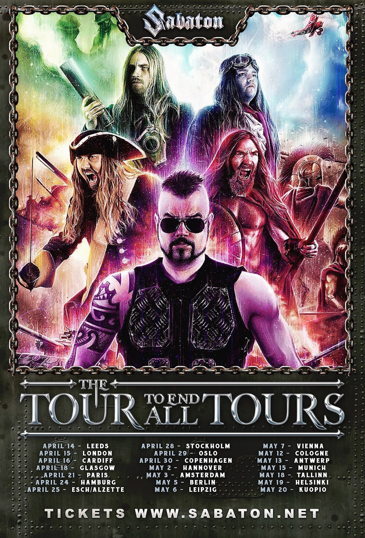 Sabaton European Tour 2022-1