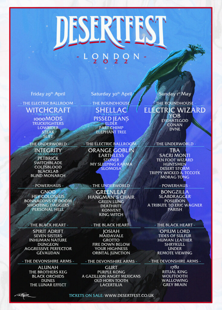 Desertfest London 2022 - Final Lineup
