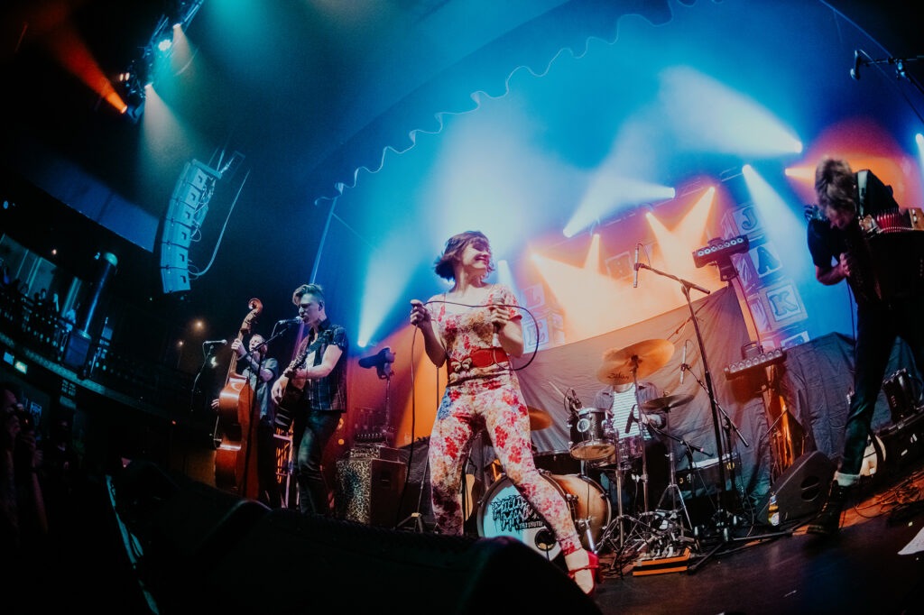 Skinny Lister live @ O2 Ritz, Manchester. Photo Credit: Polarise Visuals