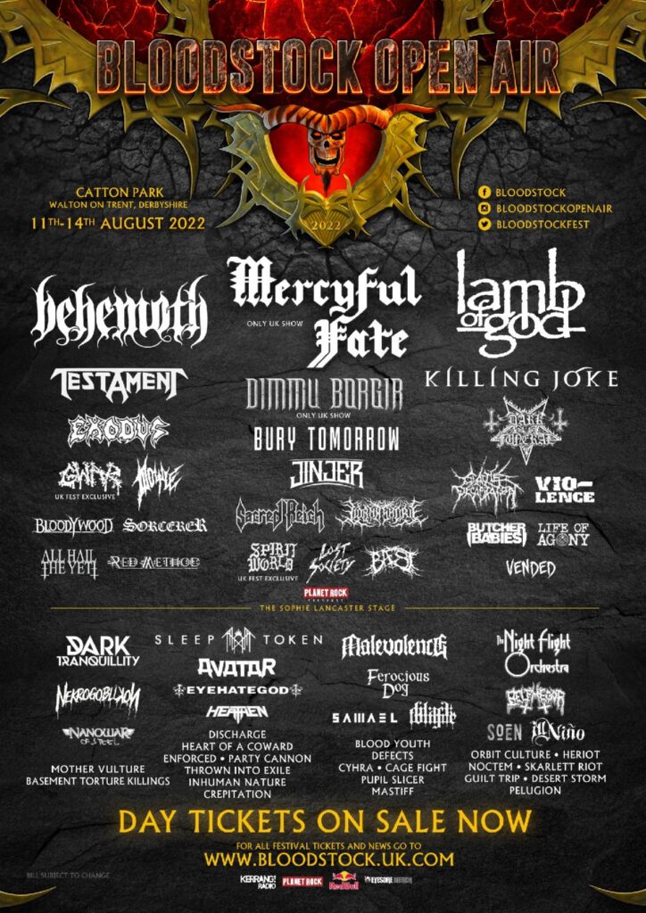 Bloodstock Festival 2022 - Announcement May 24