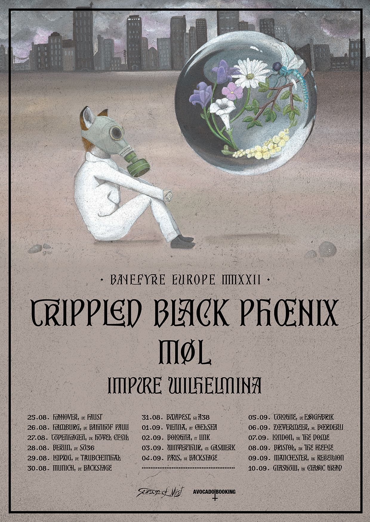 Crippled Black Phoenix European Tour 2022