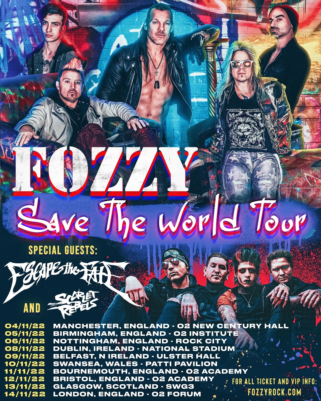 Fozzy UK Tour 2022