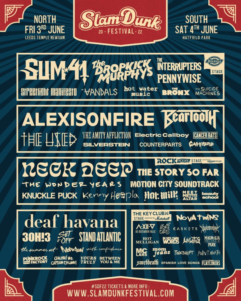 Slam Dunk Festival 2022 - Final Lineup