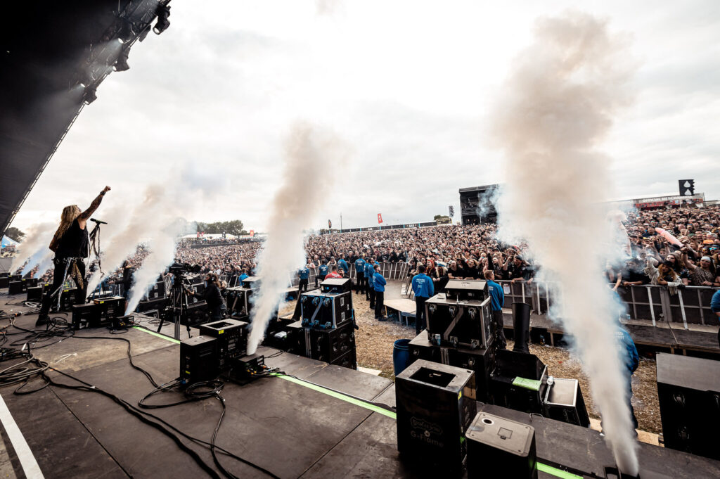 Steel Panther live @ Download Festival 2022. Photo Credit: David Dillon