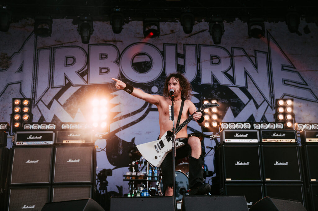 Airbourne live @ Download Festival 2022. Photo Credit: Matt Eachus