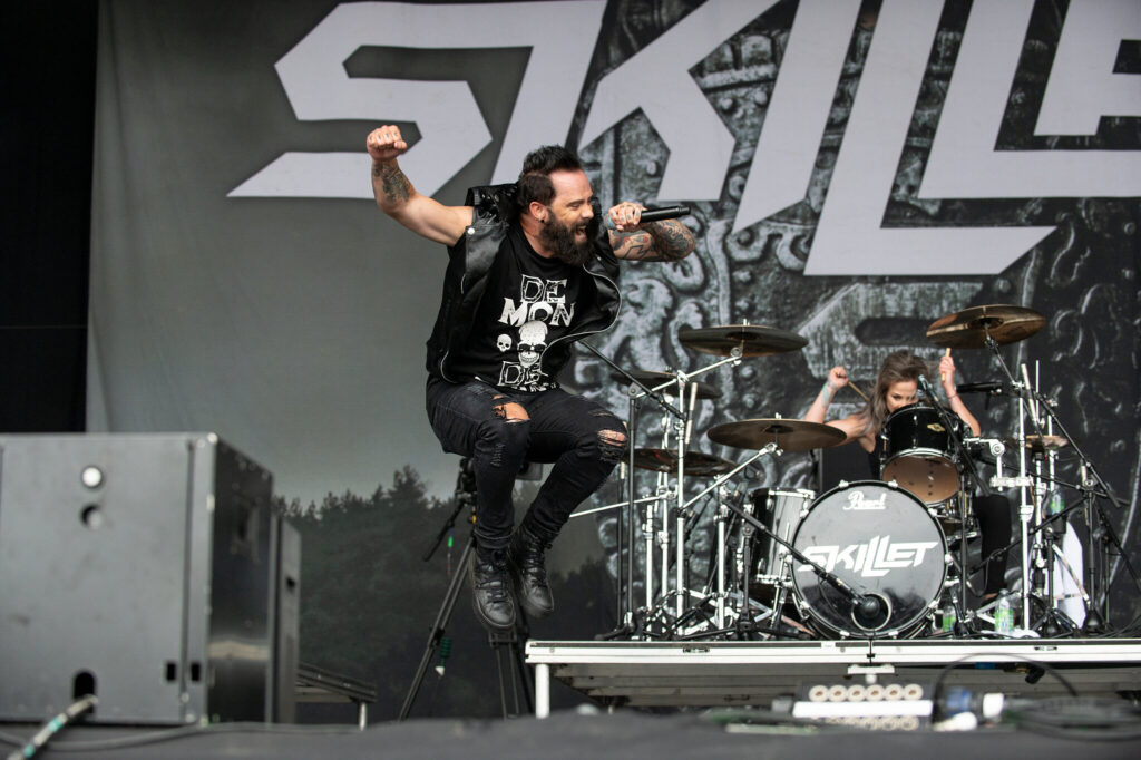 Skillet live @ Download Festival 2022. Photo Credit: Matthew Higgs