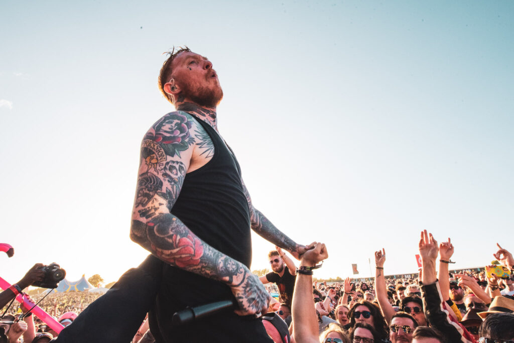 Frank Carter & The Rattlesnakes live @ Download Festival 2022. Photo Credit: Sam McMahon