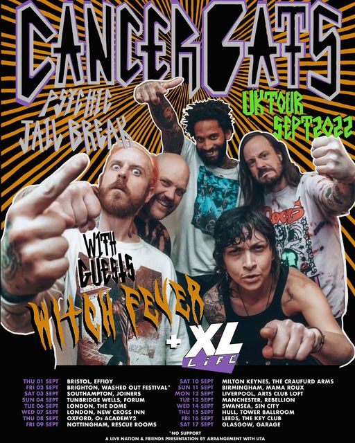 Cancer Bats UK Tour 2022