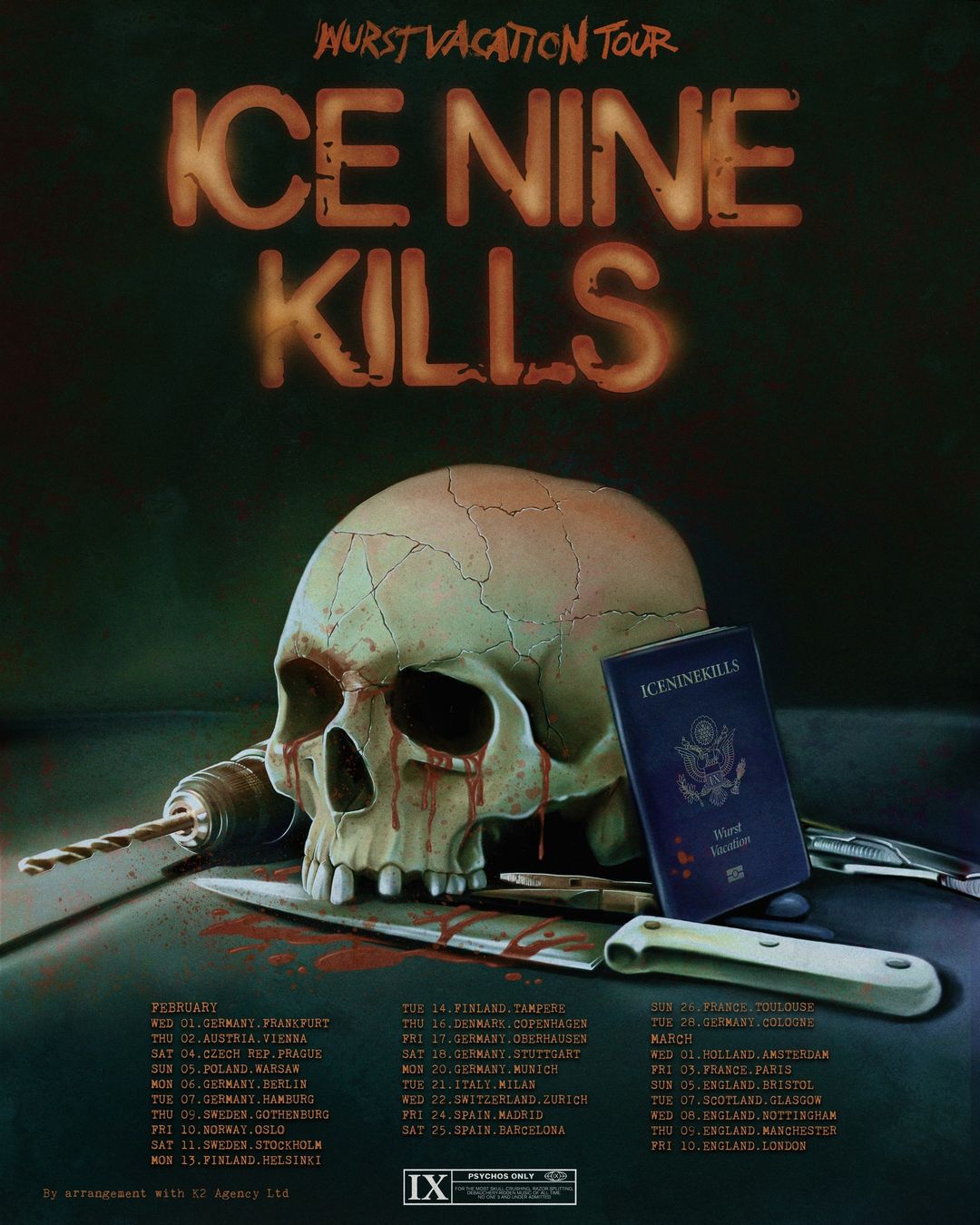 Ice Nine Kills European Tour 2023