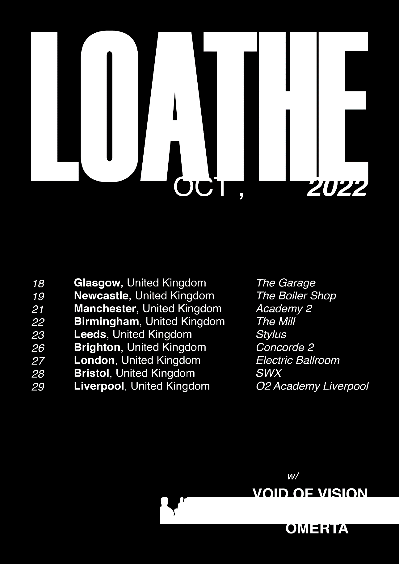 Loathe UK Tour 2022