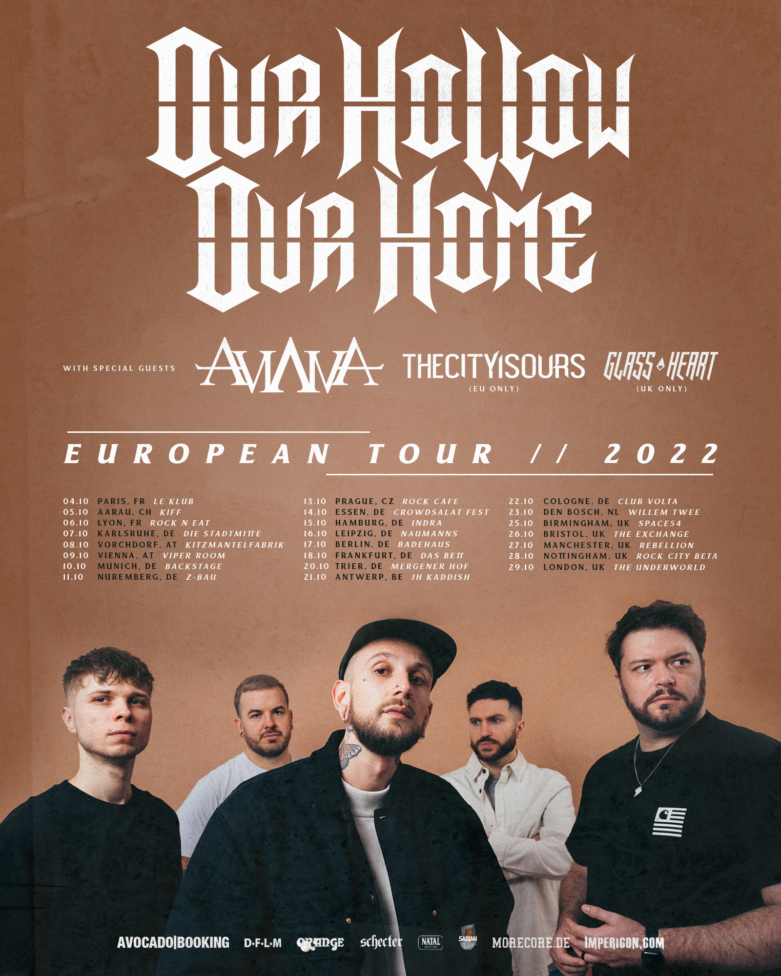 Our Hollow, Our Home European Tour 2022