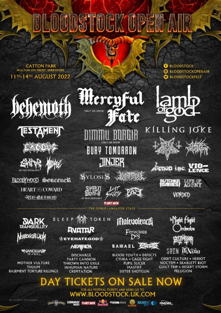 Bloodstock Festival 2022 - Announcement July 19