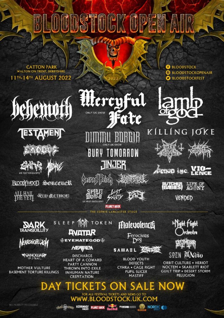 Bloodstock Festival 2022 - Announcement July 5