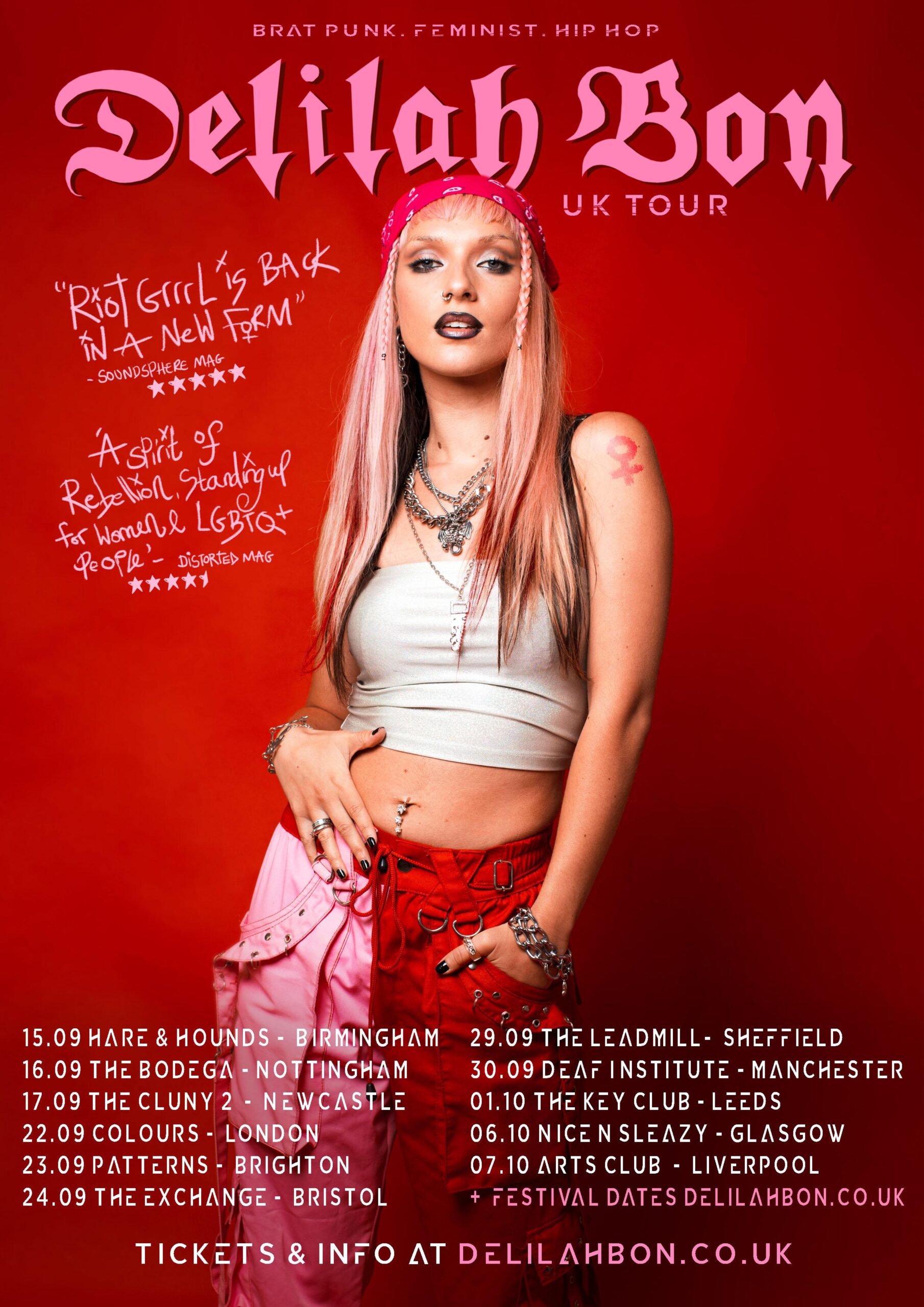 Delilah Bon UK Tour 2022