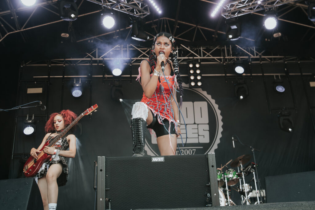 Nova Twins live @ 2000trees Festival. Photo Credit: Megan Jenkins Photography