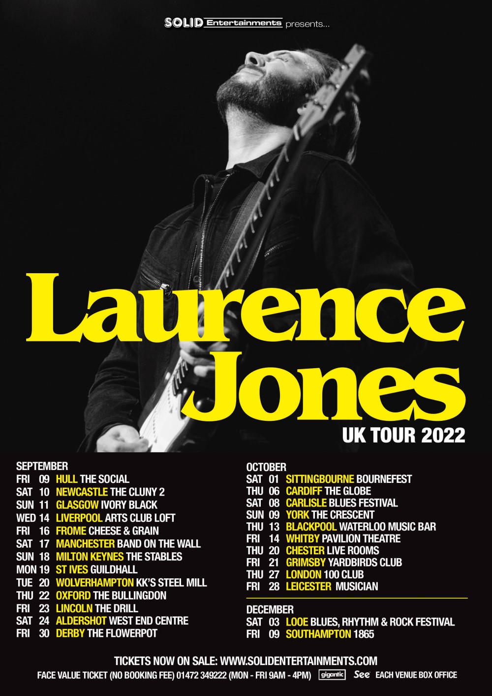 Laurence Jones UK Tour 2022