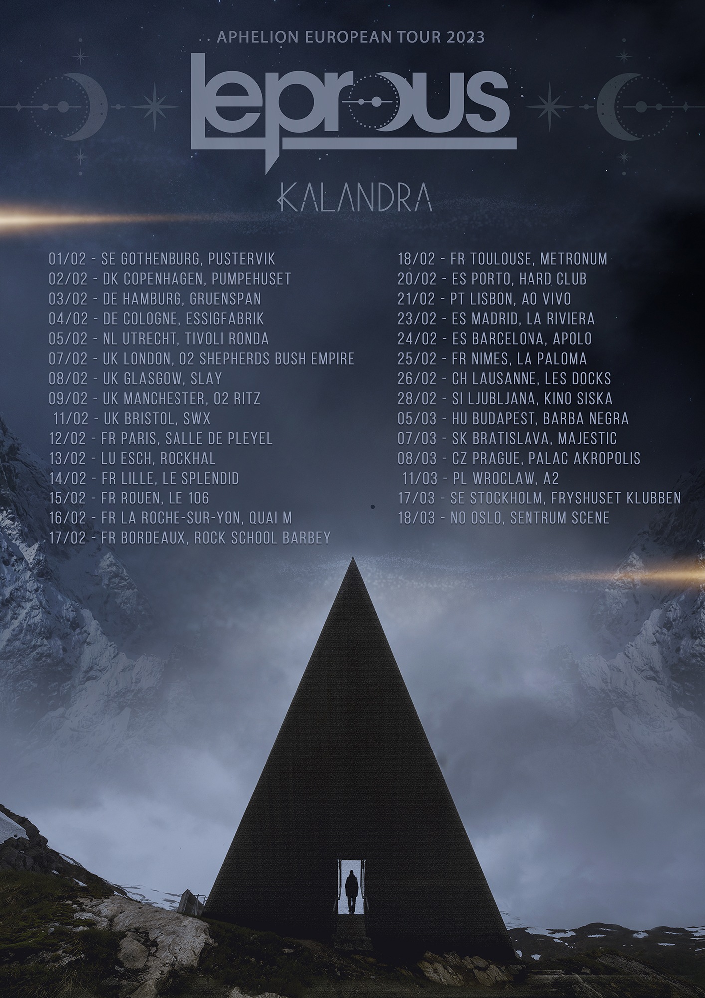 Leprous European Tour 2023