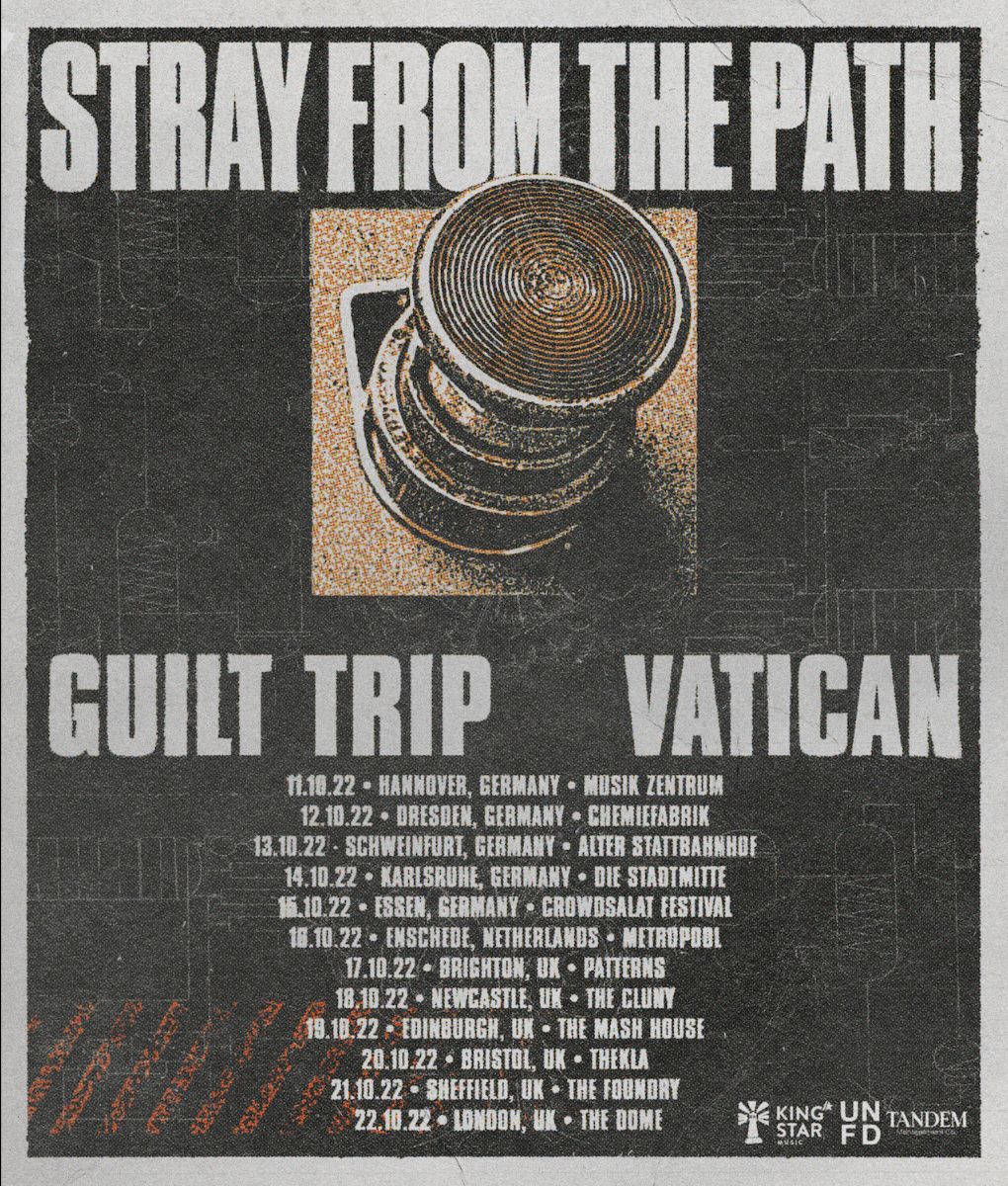 Stray From The Path European Tour 2022