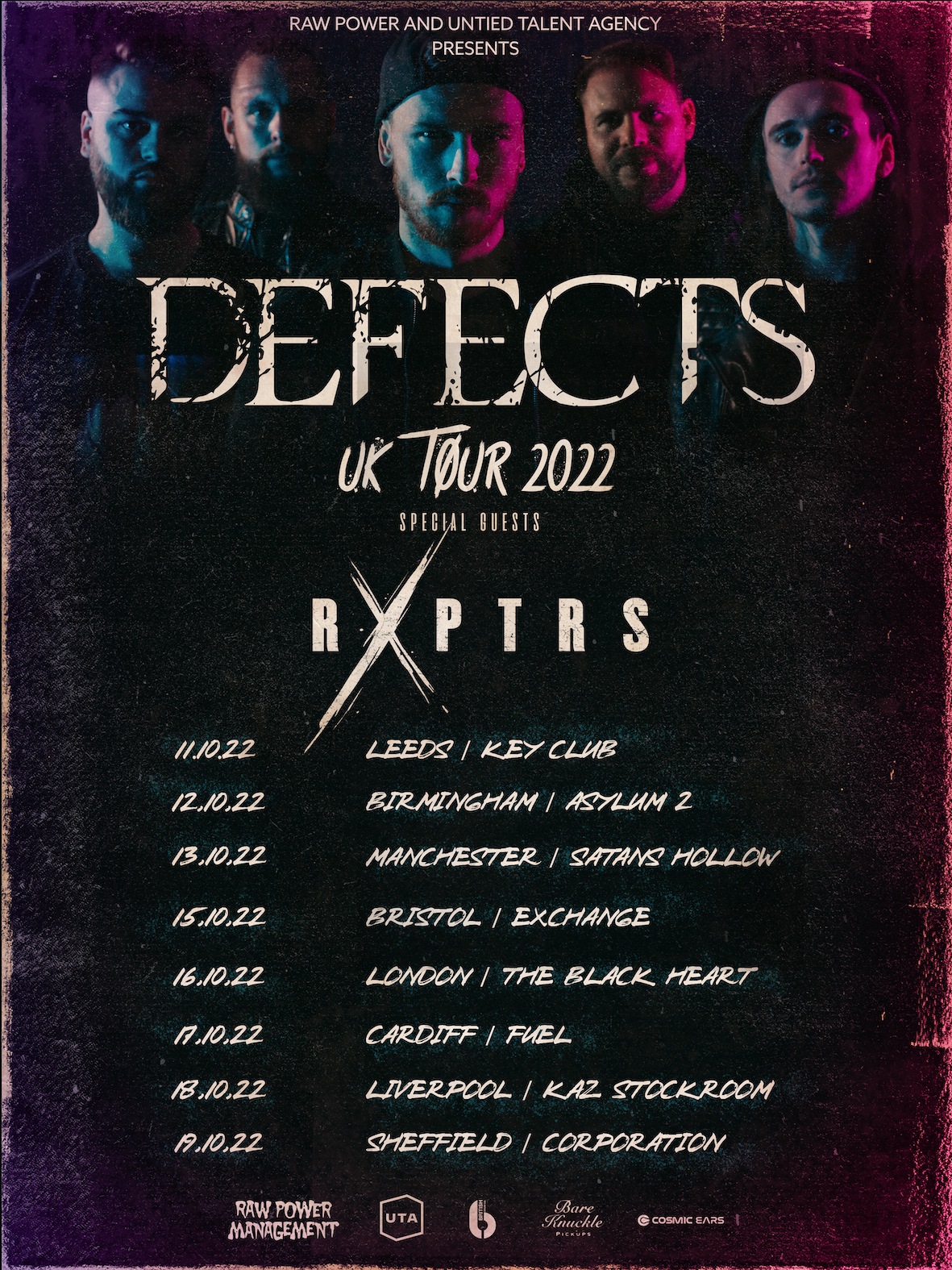 Defects UK Tour 2022