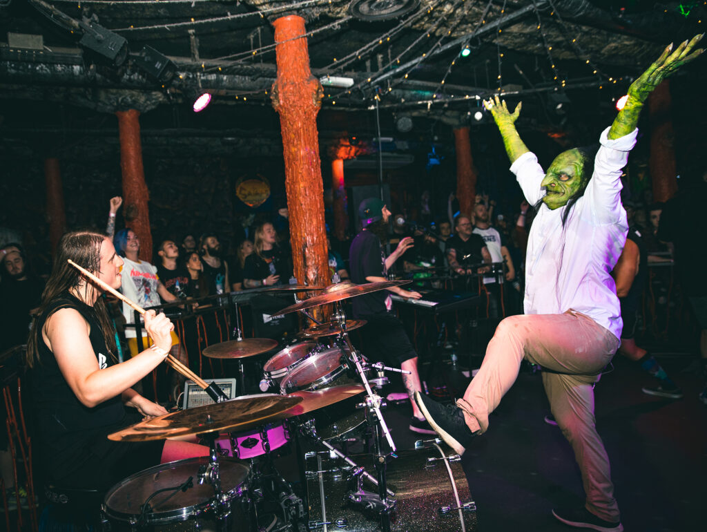 Nekrogoblikon live @ Satan's Hollow, Manchester. Photo Credit: Jess Robinson