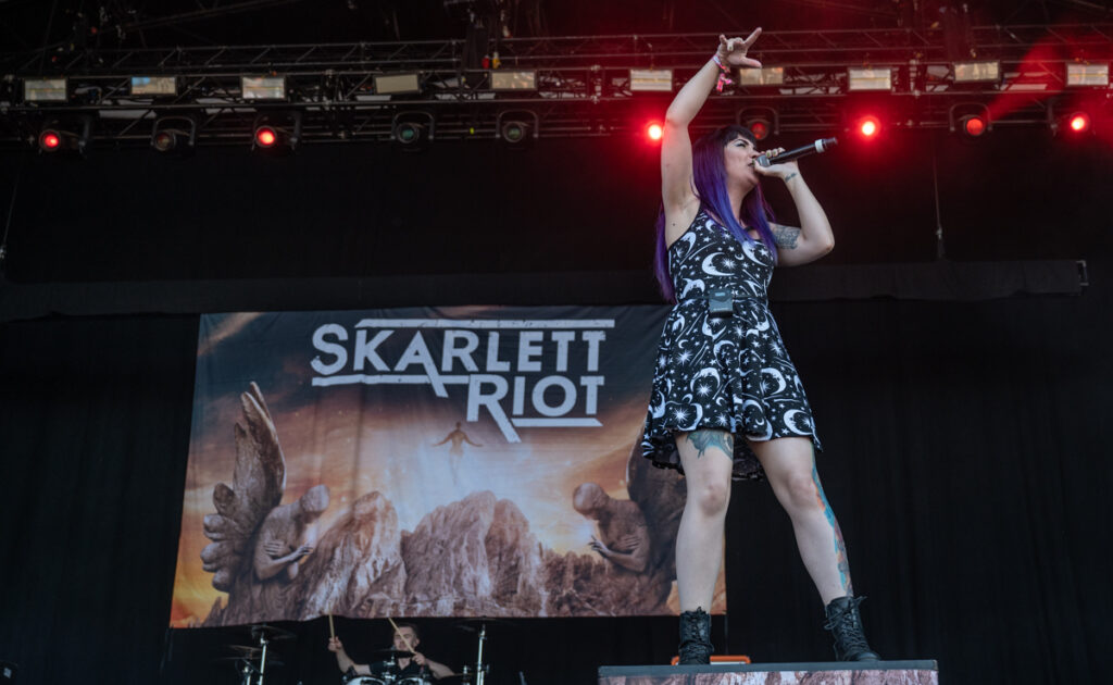 Skarlett Riot live @ Bloodstock Festival 2022. Photo Credit: Katja Ogrin