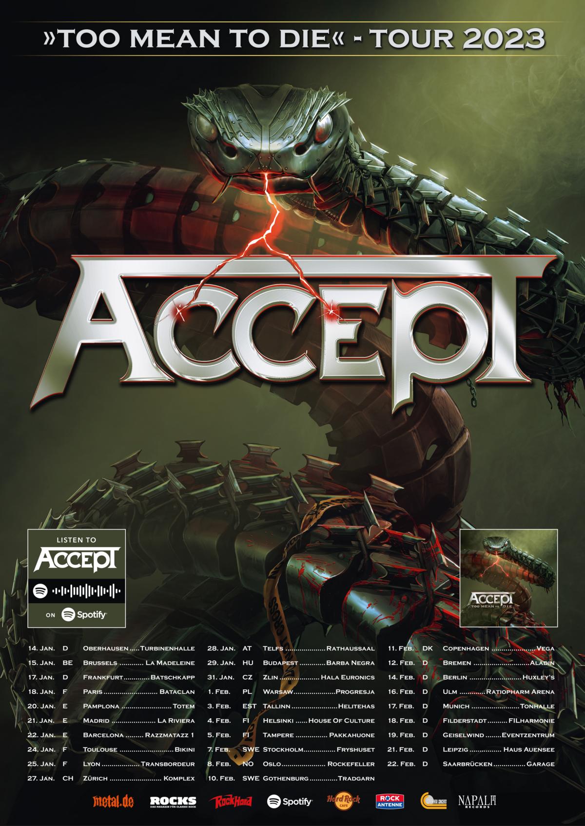 Accept European Tour 2023