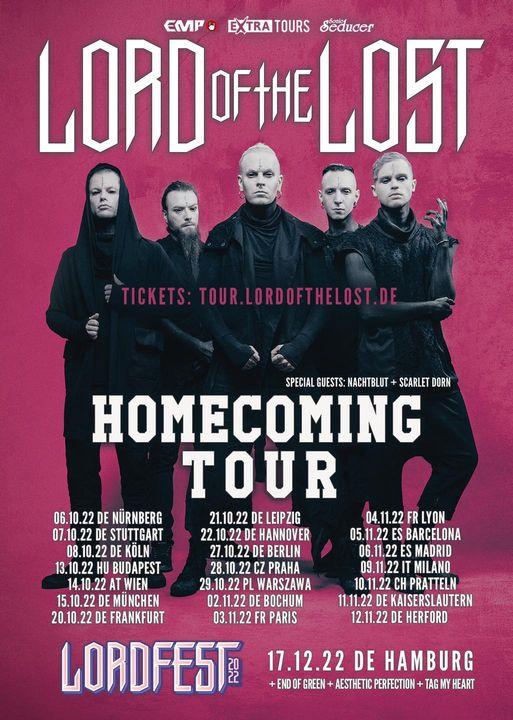 Lord Of The Lost European Tour 2022