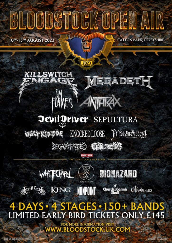 Bloodstock Festival 2023 - Announcement Oct 11
